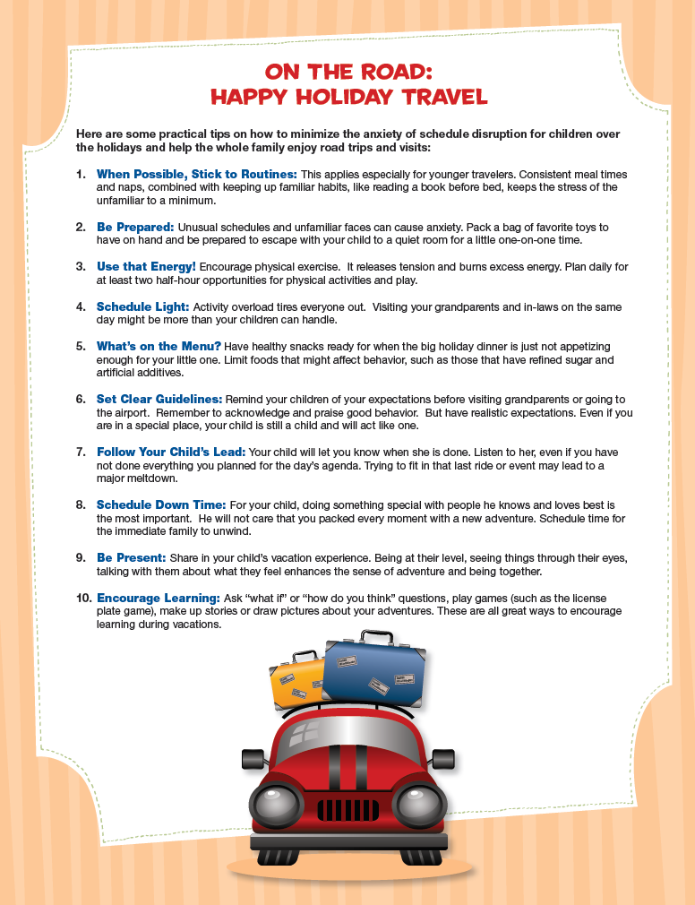 On the Road for the Holidays | Tutor Time On the Road for the Holidays | Tutor Time