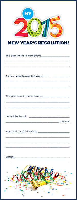 New Year S Resolution Worksheet Printables Pdf Free